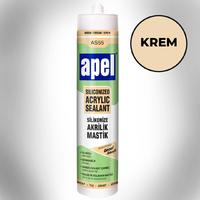 APEL AS50 Silikonize Akrilik Mastik 500G KREM