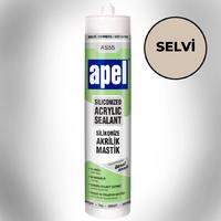 APEL AS50 Silikonize Akrilik Mastik 500G SELVİ